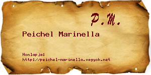 Peichel Marinella névjegykártya